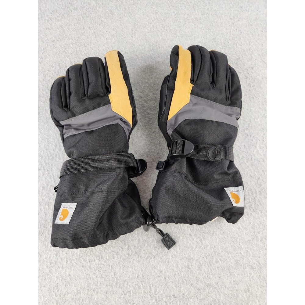 A726 Carhartt Storm Defender Insulated Gauntlet Gloves Fast Dry Mens‎ Sz Large